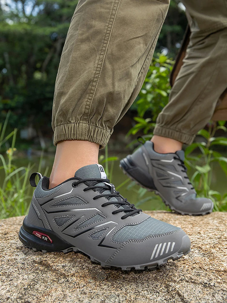 Men's Hiking Shoes Waterproof All-Terrain Outdoor Sneakers Non-Slip for Trekking Camping Tactical Training  Outdoor Cycling