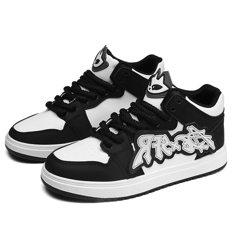 Modne niebieskie designerskie buty do skateboardingu dla mężczyzn, odzież uliczna, hip-hopowe trampki dla mężczyzn, luksusowe trampki na platformie do skateboardingu dla mężczyzn, buty do koszykówki dla mężczyzn