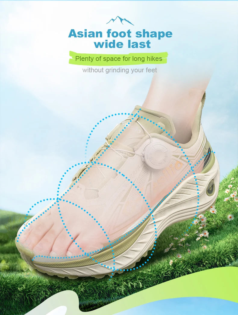 ONEMIX Sapatos Desportivos Casuais de Outono-Inverno para Viagens, Sapatos de Caminhada ao Ar Livre para Homem, Sapatos Leves e Antiderrapantes, Sapatos de Trekking para Homem