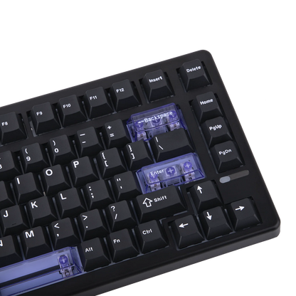 EPOMAKER HE80 75% US-QWERTY-Layout Hot-Swap Creamy Gasket kabelgebundene magnetische mechanische Tastatur mit Hall-Effekt, DKS SOCD für PC/Mac