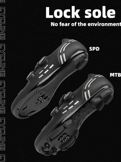 Scarpe da ciclismo di alta qualità da uomo SPD autobloccanti per bici da corsa, scarpe sportive da donna MTB da montagna antiscivolo 36-47