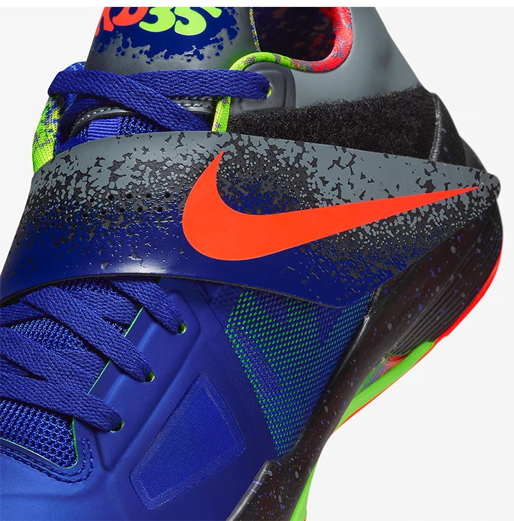Nike genuine KD 4 NERF Herren-Basketballschuhe Low Cut, stoßdämpfend und praktisch, FQ8180-400