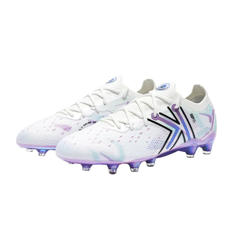KELME FG Επαγγελματικά παπούτσια ποδοσφαίρου με μακριά καρφιά για φυσικό χλοοτάπητα Επαγγελματικά παπούτσια ποδοσφαίρου για αγώνες Παπούτσια ποδοσφαίρου εσωτερικού χώρου με αντιολισθητική σόλα