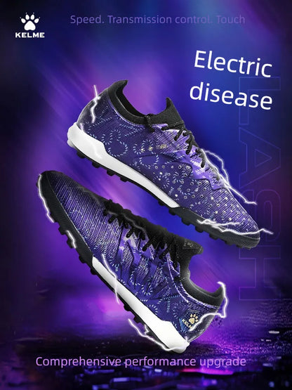 Scarpe da calcio KELME per adulti da uomo Disease Electric 3.0, tacchetti corti MG, scarpe professionali per partite e allenamento, traspiranti