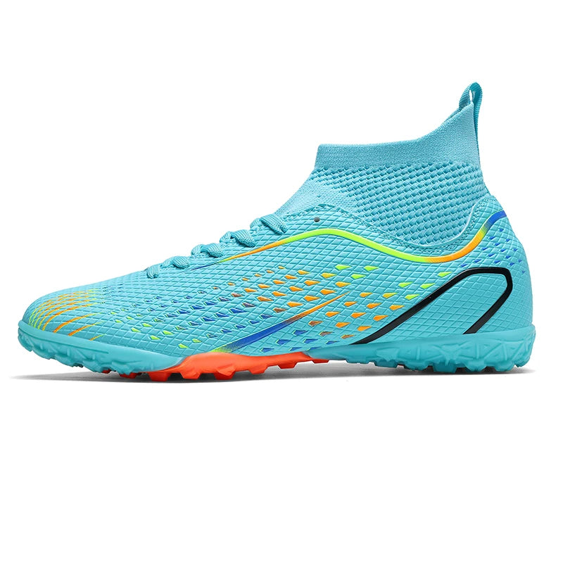Men Outdoor Football Boots FG/TF Professional Training Soccer Shoes Cleats Turf Futsal Match Grass Unisex Non-slip Breathable