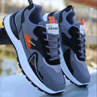 Chaussures de sport polyvalentes en maille pour hommes, baskets respirantes de marque, chaussures de course antidérapantes, chaussures de sport à plateforme, Tenis Masculino