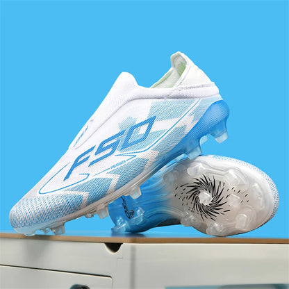 Men Football Boots Non-Slip High-quality Soccer Shoes Grass Cleats High-top Futsal Sneakers Match Indoor Hot-selling Outdoor