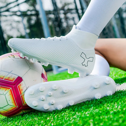Hoogwaardige voetbalschoenen voor heren, duurzame voetbalschoenen voor jongens, lichtgewicht voetbalschoenen voor kinderen, futsal-trainingsschoenen, voetbalschoenen met noppen