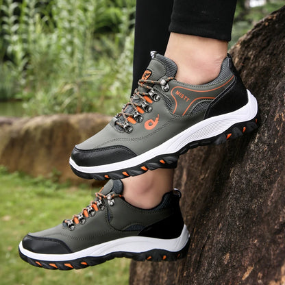 Chaussures décontractées pour hommes, baskets d'été respirantes pour la randonnée et la marche, baskets d'extérieur ultralégères en cuir à enfiler pour l'escalade et le trekking 2026