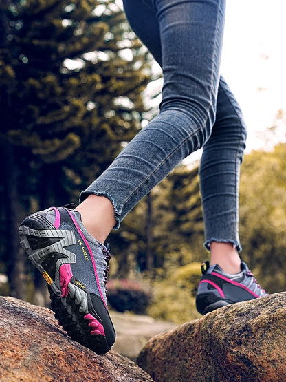 Outdoor Lover -vaelluskengät Miesten vedenpitävät vaelluskengät Vuoristokengät Aitoa nahkaa Metsästys- ja taktiikkakengät