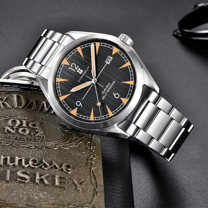 Orologi CORGEUT NH35/MIYOTA 8215 da uomo con cinturino in pelle, meccanici automatici, vetro zaffiro, orologi alla moda, casual e sportivi