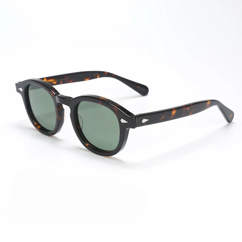 Polarized Sunglasses Men Sun Glasses Woman Johnny Depp Lemtosh Luxury Brand Vintage Acetate Frame Goggles