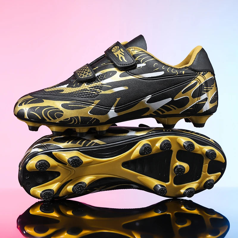 Nouvelles chaussures de football pour enfants et étudiants, ultralégères, pour jeunes garçons, chaussures de football professionnelles, crampons antidérapants, chaussures d'entraînement sur gazon