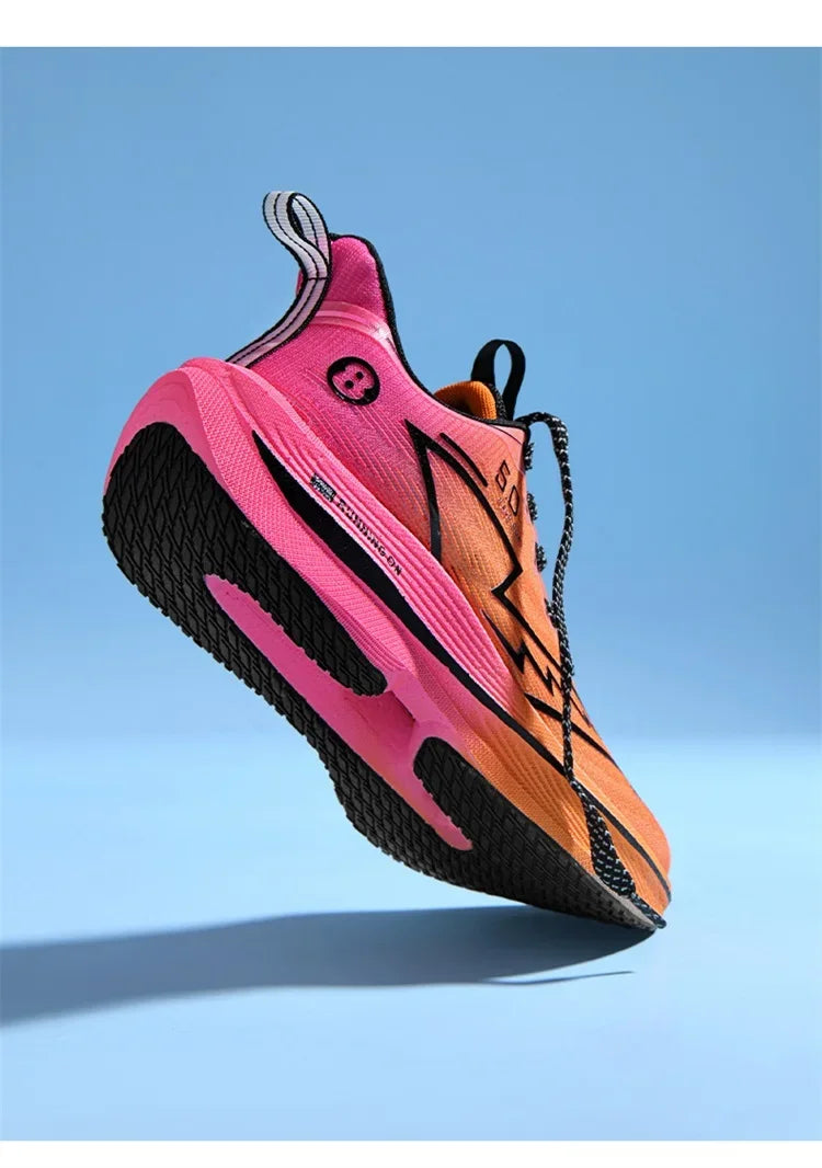 Heren hardloopschoenen met koolstofplaat, zacht gedempte, schokabsorberende sportschoenen, unisex sneakers, lichte antislip trainingsschoenen