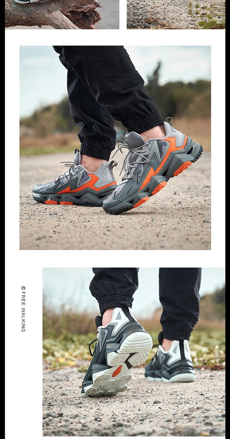 Rax Men – wodoodporne buty turystyczne, oddychające buty turystyczne, buty do trekkingu, sportowe trampki, buty taktyczne
