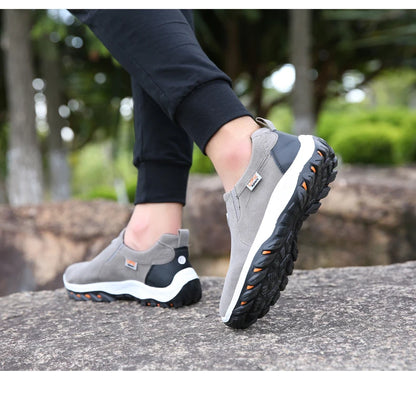 Sapatos desportivos casuais para homem, para caminhadas ao ar livre, acampamento, corrida leve e jogging, mocassins antiderrapantes, sapatos de caminhada, tamanhos grandes 38-50