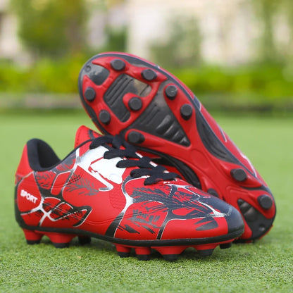 Chaussures de football pour hommes et enfants, crampons, ultra-légères, antidérapantes, pour terrain gazonné, chaussures de football professionnelles pour adultes, chaussures d'entraînement pour garçons, livraison direc