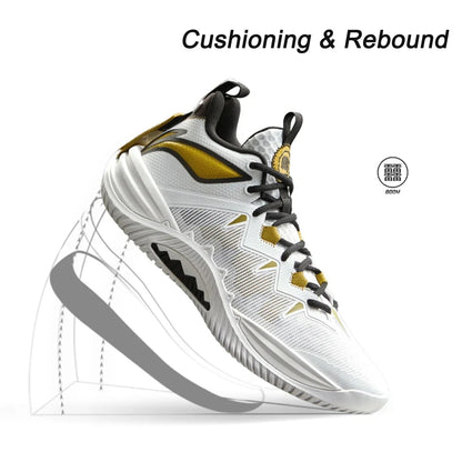 Pánske outdoorové basketbalové topánky Li-Ning BADFIVE STORM s tlmením BOOM a technológiou TUFF OS – športové tenisky LiNing ABFV017