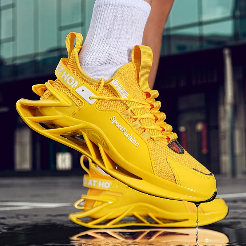 Mens Running Shoes New Mesh Breathe Sole Anti Slip Wear Resistant Daily Sports Trendy Fashion Casual Sneakers for Men