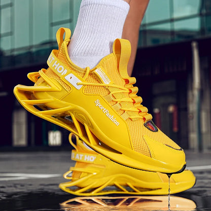 Mens Running Shoes New Mesh Breathe Sole Anti Slip Wear Resistant Daily Sports Trendy Fashion Casual Sneakers for Men