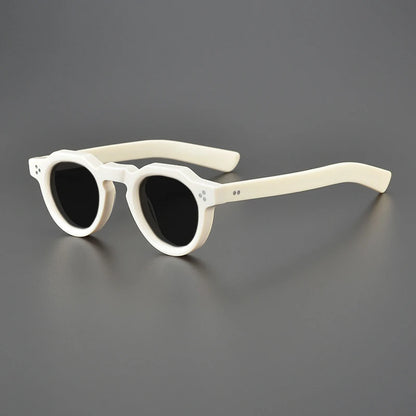 Vintage Polarized Acetate Sunglasses Men Quality Retro Designer Small Sunglasses Women UV400 Handmade Luxury Brand Eyewear