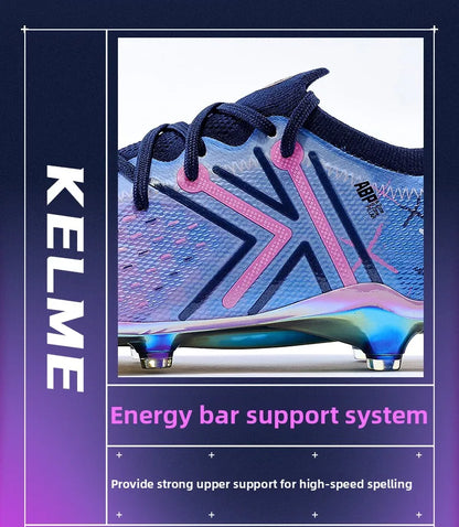 Zapatillas de fútbol profesionales KELME FG con clavos largos. Botas de fútbol profesionales para césped natural. Zapatillas de fútbol antideslizantes para interior.
