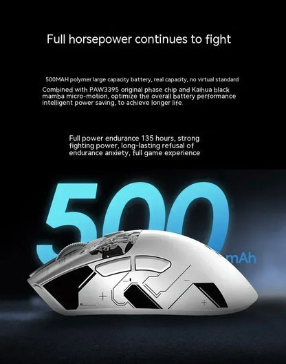 Metaphyuni Metapanda P1 Wireless Mouse P1 Pro Max Paw3395 Low Latency Lightweight E-Sports Gaming Mouse Ergonomics PC Gamer Gift