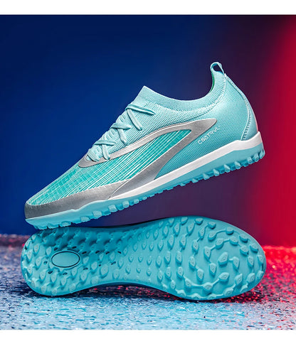 Botas de fútbol para hombre, con tacos para exterior, transpirables, antideslizantes, para adultos, con tacos largos, deportivas, de entrenamiento, para niños, para partido, cómodas