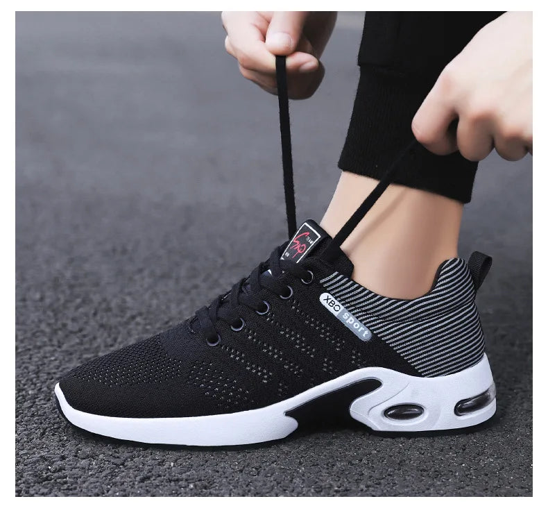 Chaussures de dehors Légères et Décontractées pour Homme, Baskets Respirantes à Lacets, Version Coréenne, Nouvelle Tendance