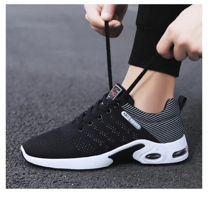 Chaussures de dehors Légères et Décontractées pour Homme, Baskets Respirantes à Lacets, Version Coréenne, Nouvelle Tendance