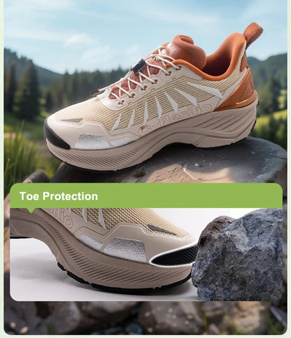 ONEMIX Trail Running Shoes Non-Slip Lightweight Sport Shoes Breathable Durable Hiking Male Athletic Anti-Slippery Men's Sneakers