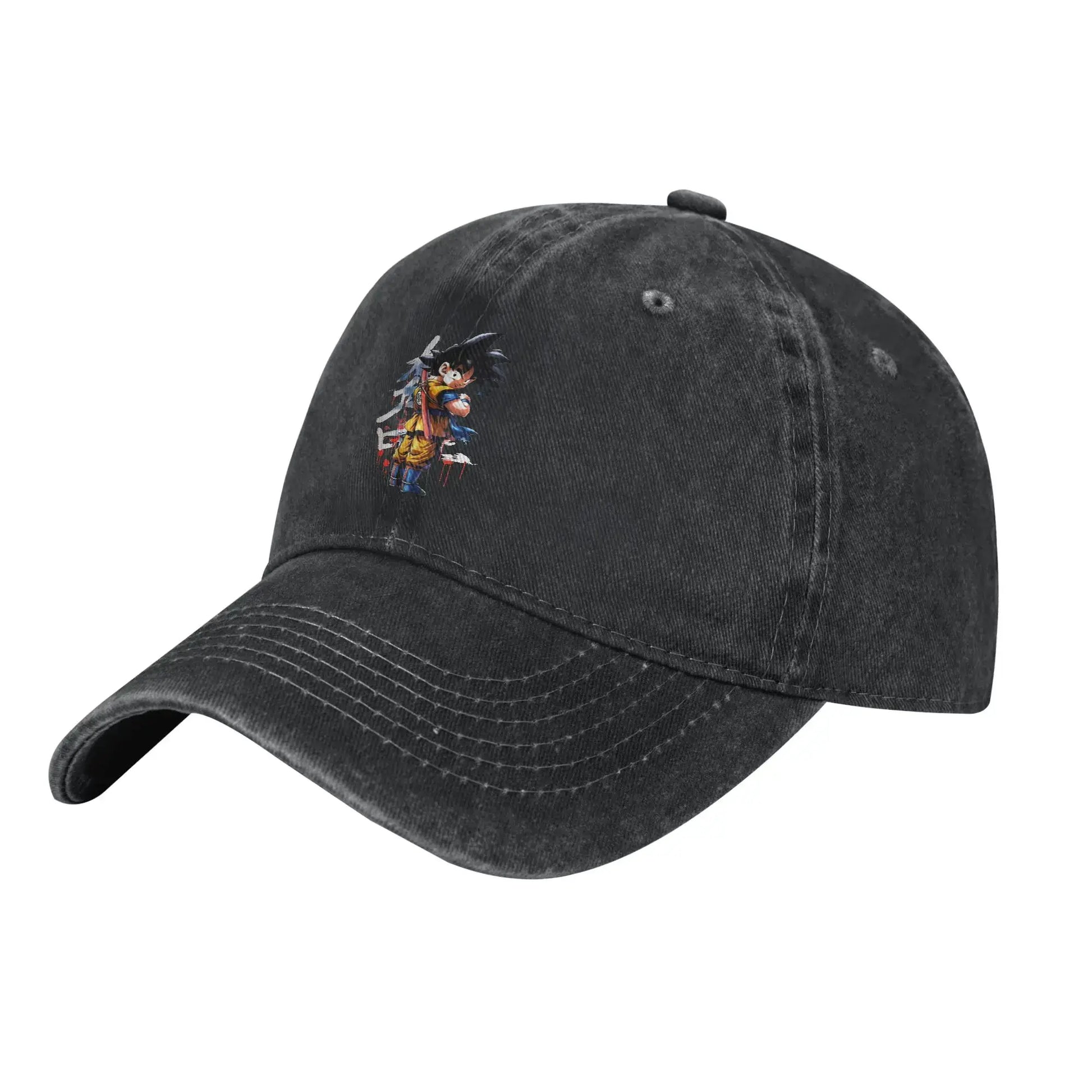 Dragon Ball Kakarot Goku Baseball Caps Vintage Distressed Denim Sun Cap Men Women Outdoor Workouts Unstructured Soft Caps Hat, Produit gaming premium Fraquane