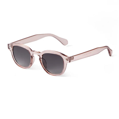 JNPCXI Vintage Round Sunglasses Women Men Retro Rivet Blue Gradient Female Sun Glasses UV400
