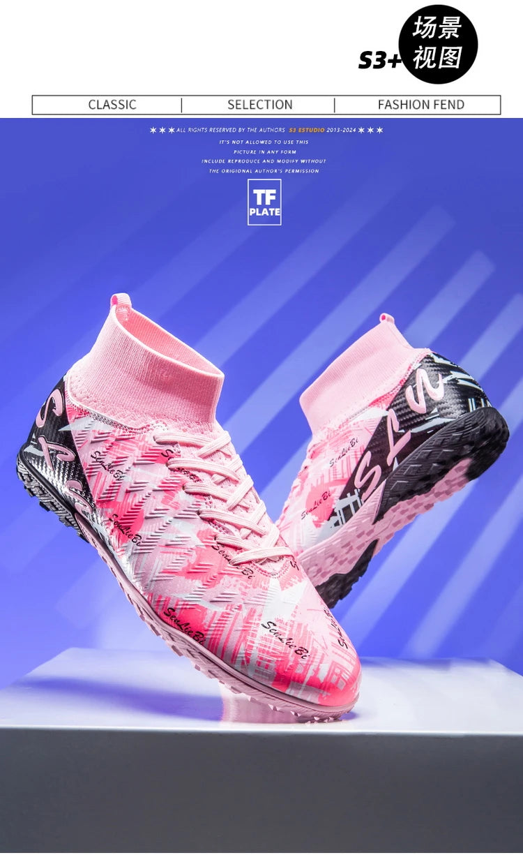 Veľkosť 34–46 Pánske futbalové kopačky FG/TF Futsal Profesionálne Unisex Detské futbalové topánky Tréningové Vonkajšie Chlapčenské futbalové topánky Tenisky