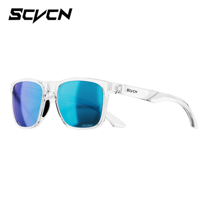 SCVCN Óculos de sol polarizados para atividades ao ar livre, desportos aquáticos, praia, oceano, pesca em plataforma, ciclismo, BTT, desportos de bicicleta e caminhadas – Proteção UV400