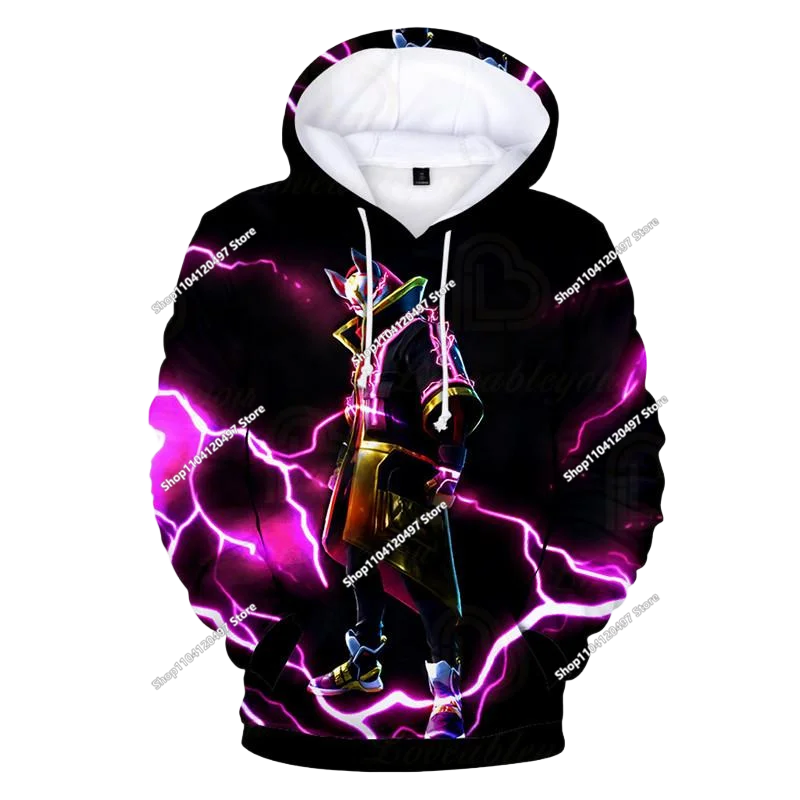 Fortnite Παιχνίδι Μάχης Φούτερ με 3D εκτύπωση Ρούχα δρόμου Παιδικά φούτερ σε υπερμεγέθη στυλ Φούτερ με κουκούλα Ανδρικά παλτά Ρούχα