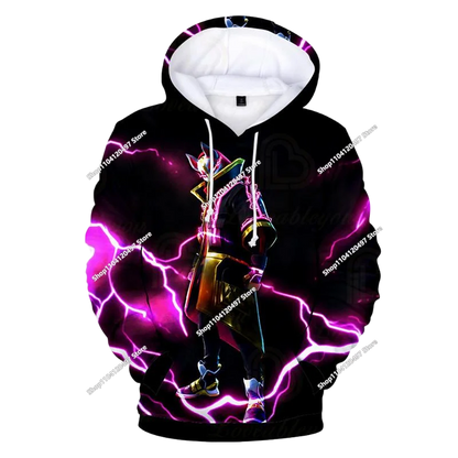 Fortnite Παιχνίδι Μάχης Φούτερ με 3D εκτύπωση Ρούχα δρόμου Παιδικά φούτερ σε υπερμεγέθη στυλ Φούτερ με κουκούλα Ανδρικά παλτά Ρούχα