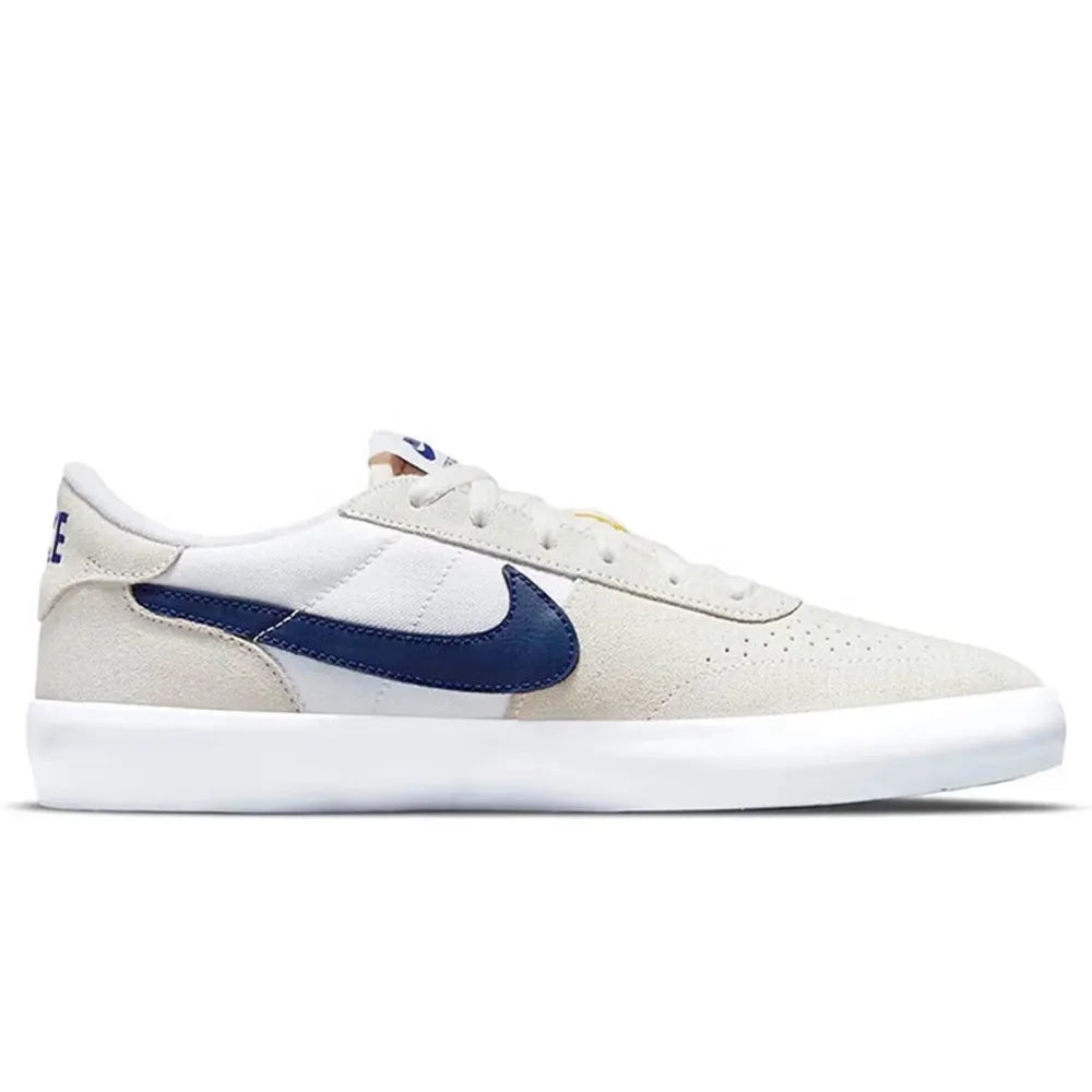 Nike Heritage Vulc SB Comfortable, slip-resistant, durable, lightweight Low-top skate shoes Unisex Off-white and blue CD5010-105