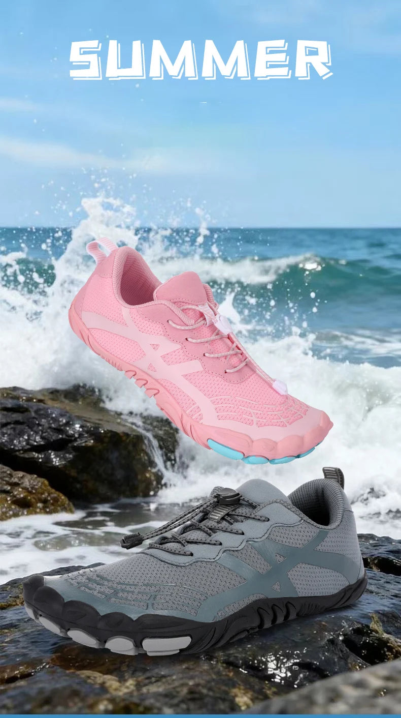 Zapatillas acuáticas para deportes al aire libre, zapatillas minimalistas, de secado rápido, para la playa, la natación, el fitness, para vadear, el senderismo y el ciclismo.