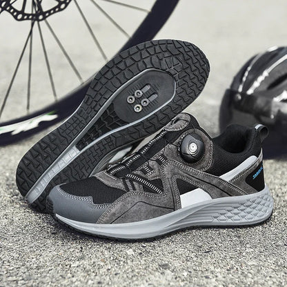 MTB-Radsportschuhe für Herren, Mountainbike-Schuhe, Fahrradschuhe, Indoor-Cycling-Sneaker, Speed-Schuhe, Winterschuhe, Schuhe mit Schuhplatten, Fahrrad-Trekkingschuhe