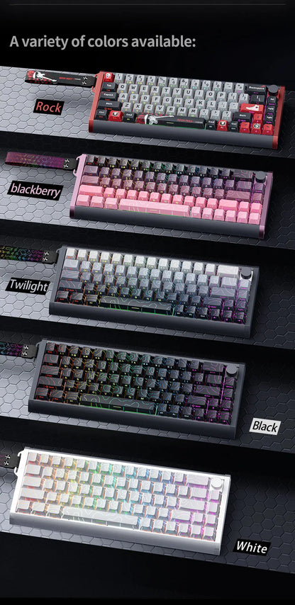 Tastiera magnetica SKYLOONG GK61/GK68 HE con case in alluminio, 8000hz, RT0.01mm, Rapid Trigger, keycap PBT, retroilluminazione RGB, tastiera gaming cablata