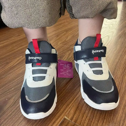 PRINCE PARD Baskets montantes pour enfants, chaussures orthopédiques décontractées, chaussures de sport pour l'école et le tennis, printemps automne, pour pieds plats