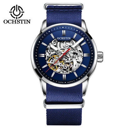OCHSTIN Automatikuhren für Herren – Luxus, Royal, Leuchtend, Skelett, wasserdicht, mechanisch, modisch – Herrenuhren als Geschenke für Männer