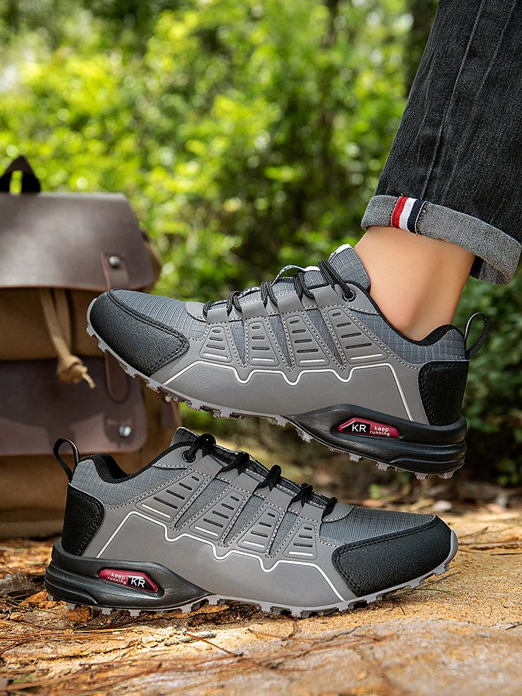 Men's Hiking Shoes Waterproof All-Terrain Outdoor Sneakers Non-Slip for Trekking Camping Tactical Training  Outdoor Cycling