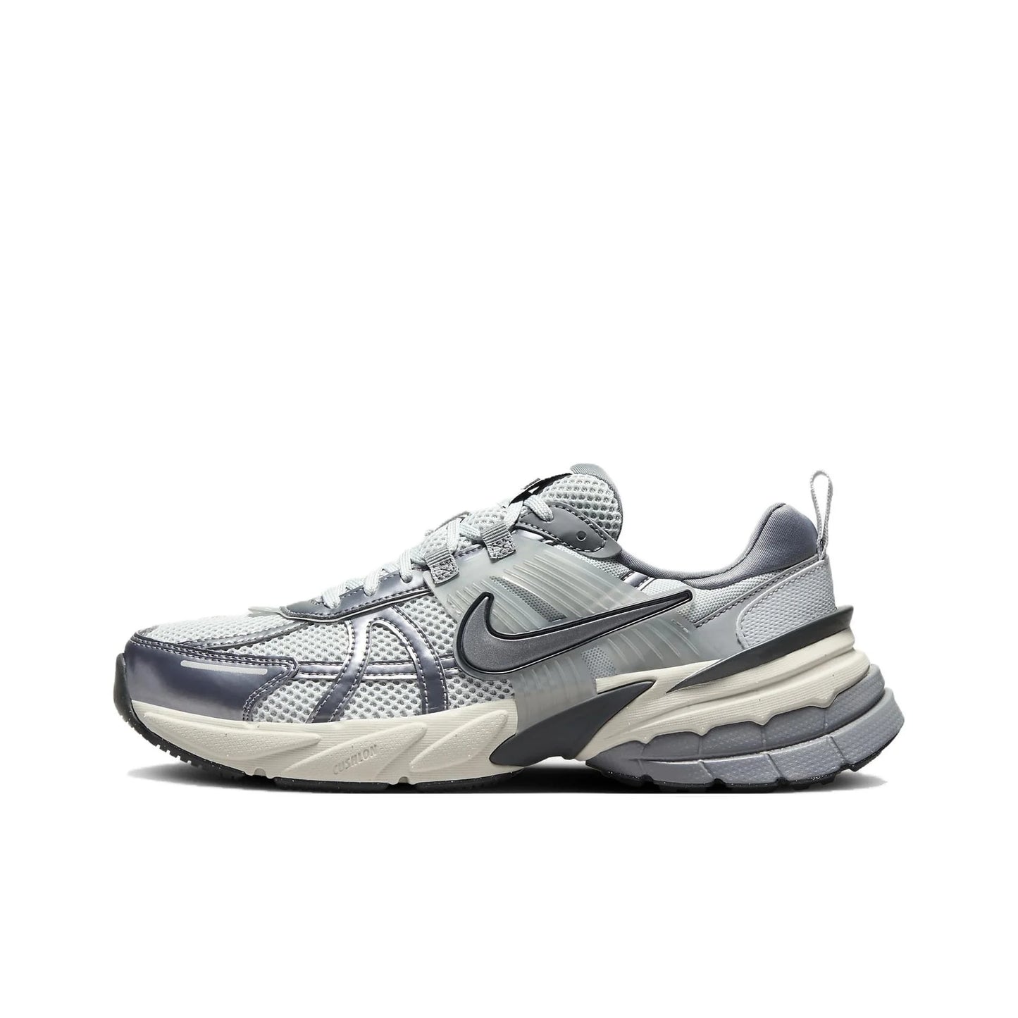 Sapatilhas de running retro Nike V2K Run, amortecimento confortável e construção durável, estilo casual unissexo para o dia a dia FD0736-003