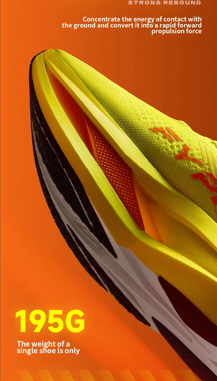 QIAODAN Feiying Plaid 3 Men's Running Shoes 2026 Carbon Plate Marathon Racing Sneakers Lightweight Breathable Shoes QDB023262290