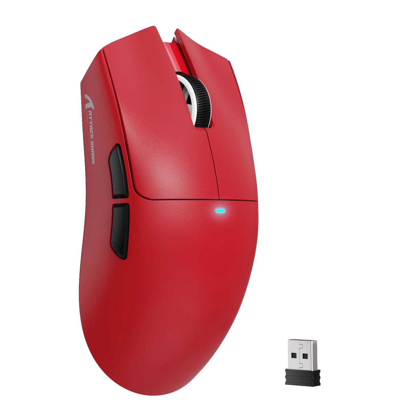 ATTACK SHARK X11SE vezeték nélküli gamer egér, három üzemmódú, 63g szuperkönnyű kialakítás PAW3311 érzékelővel, 22000 DPI, 300mAh akkumulátor, kettős driver