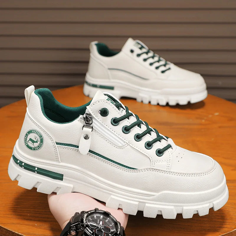 Chaussures de sport décontractées pour homme, pour la randonnée et les activités de plein air, tendance, mode urbaine, confortables, à semelle épaisse