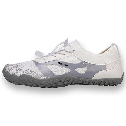 Oiaano Barfußschuhe mit breiter Zehenbox, schwarz, für Damen und Herren, Unisex-Sportsneaker, Aqua-Strandschuhe mit weicher Sohle, leicht und atmungsaktiv