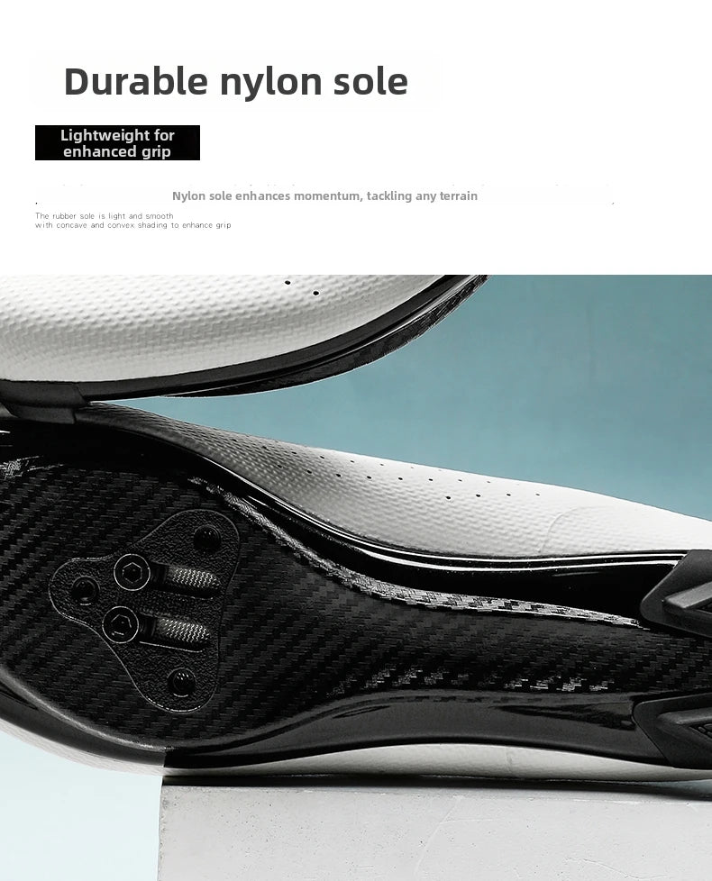 Competition Cycling Sports Shoes Road Bicycle Shoes Unisex Breathable Self-Locking Racing Cycling Shoes